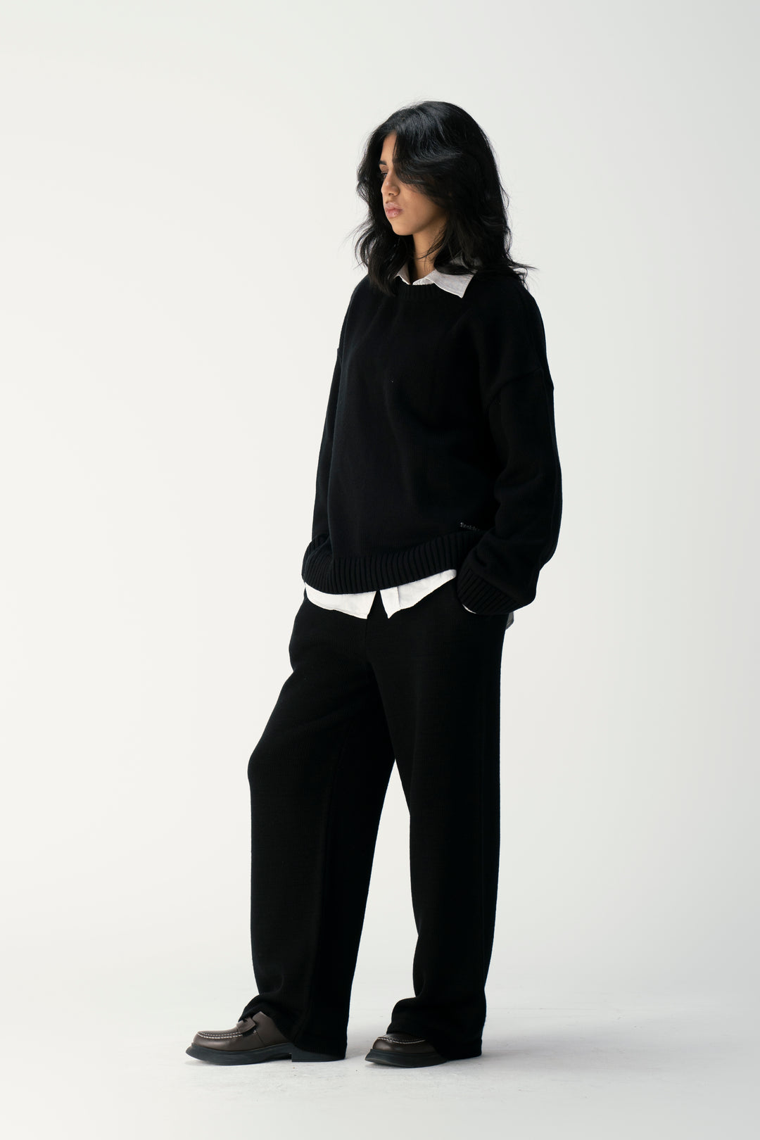 Black Essence Knit Sweatpants