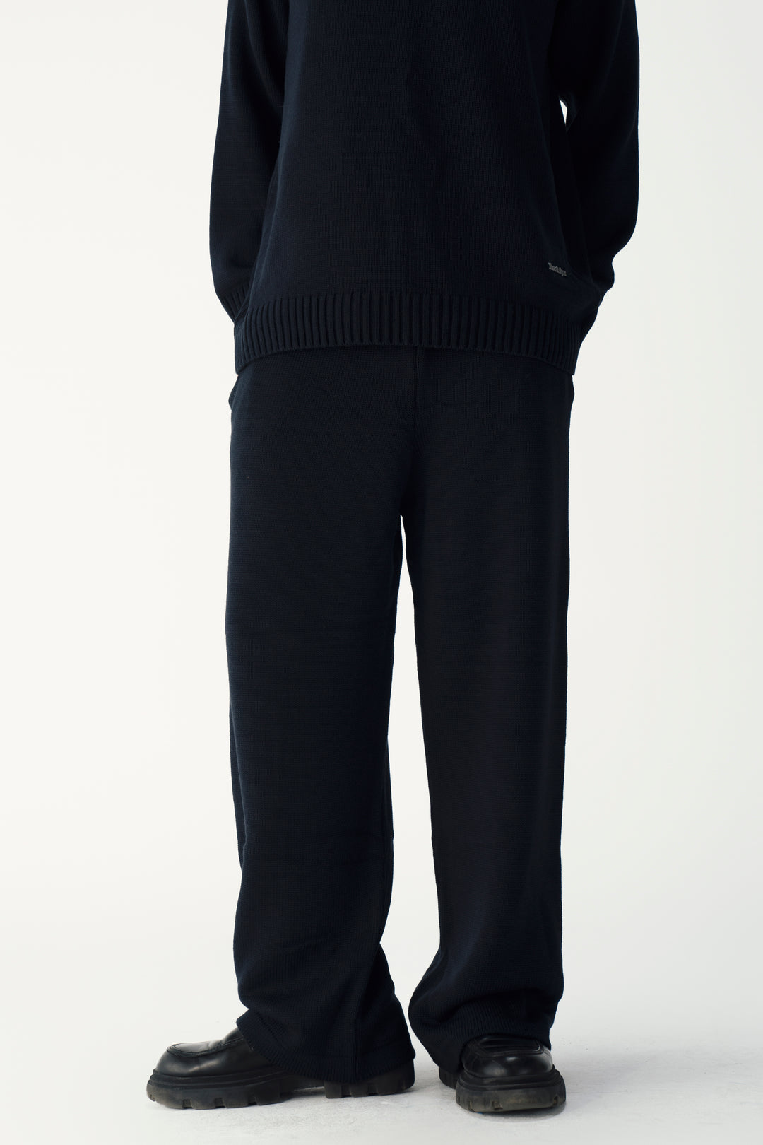 Navy Essence Knit Sweatpants